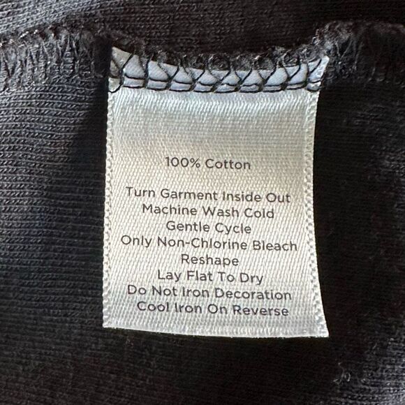 TALBOTS Knit Crewneck Beaded‎ Sweater Womens M Black Classic Officewear - Picture 6 of 9